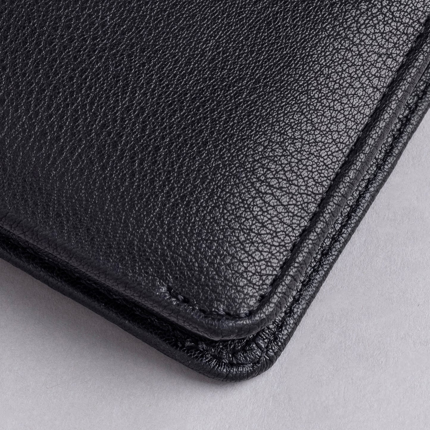 Michael MEN'S BLACK LEATHER WALLET