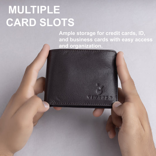 Hardy MEN'S BROWN LEATHER WALLET