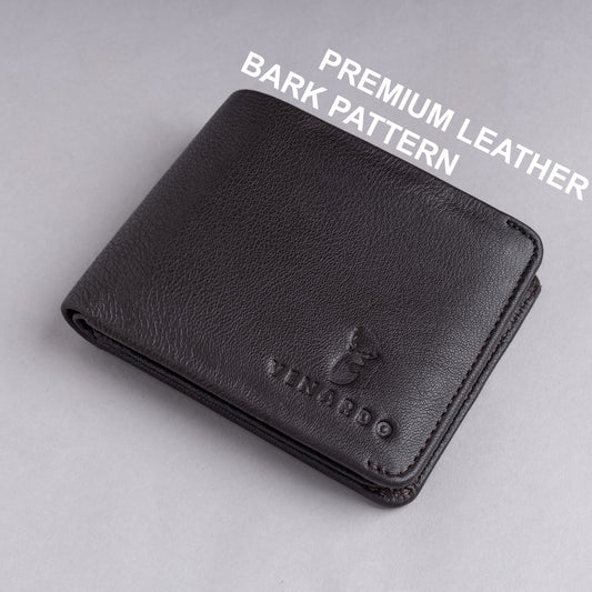 MATT MEN'S BROWN LEATHER WALLET