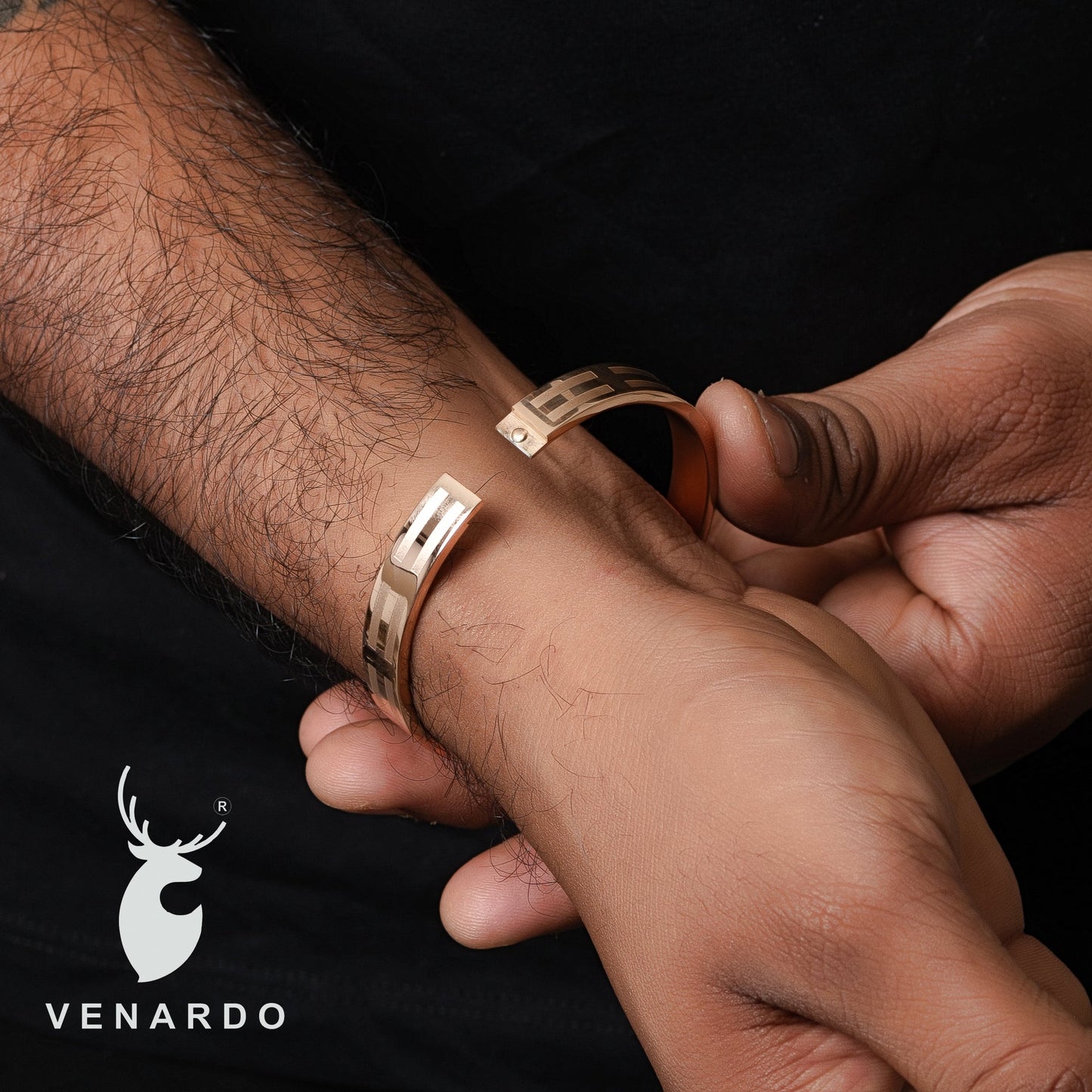 PARKER ROSE GOLD MEN'S BRACELET