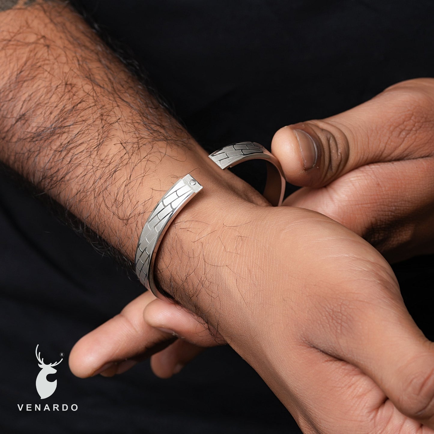 THUNDER SILVER MEN'S BRACELET