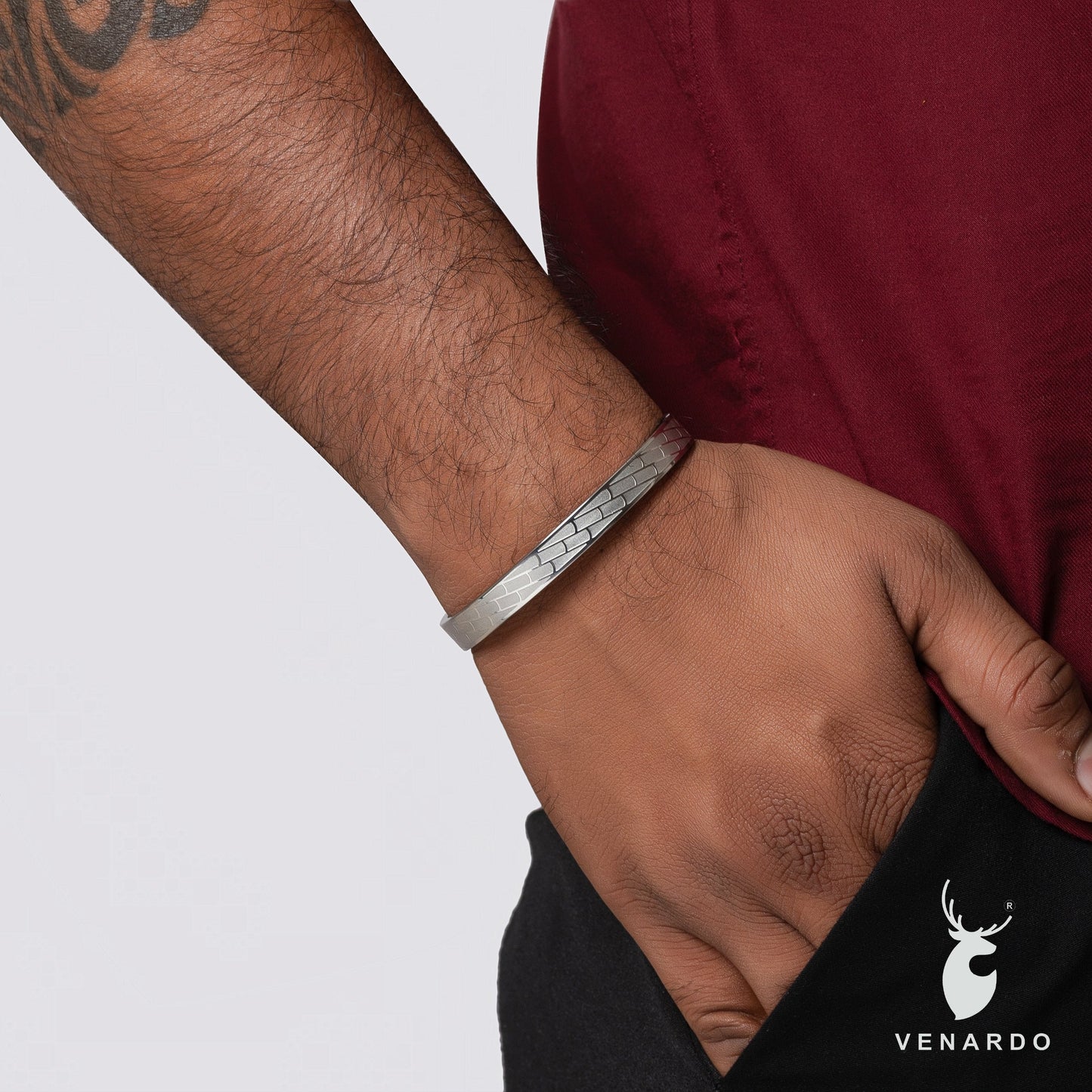 THUNDER SILVER MEN'S BRACELET