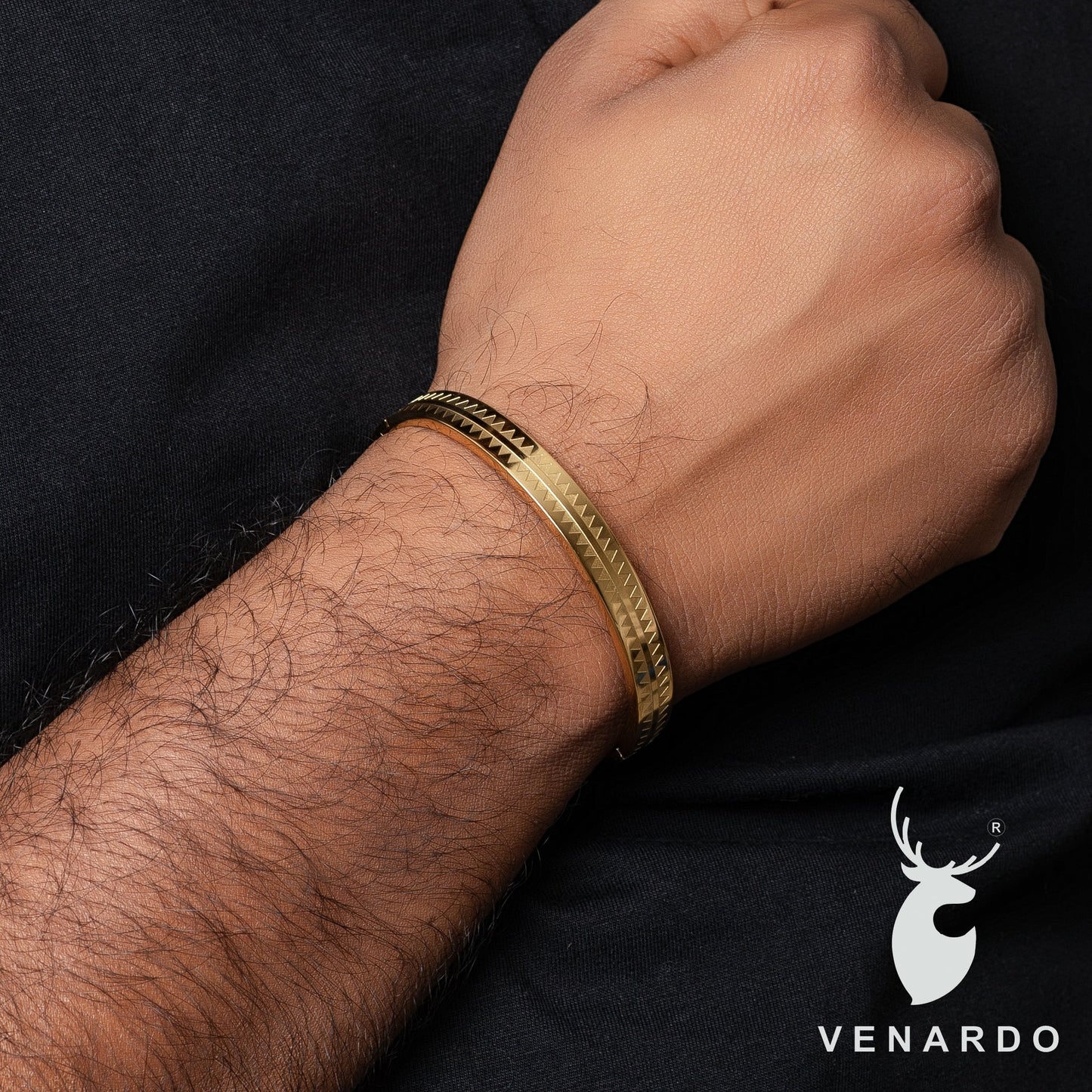 EGON BLACK MEN'S BRACELET