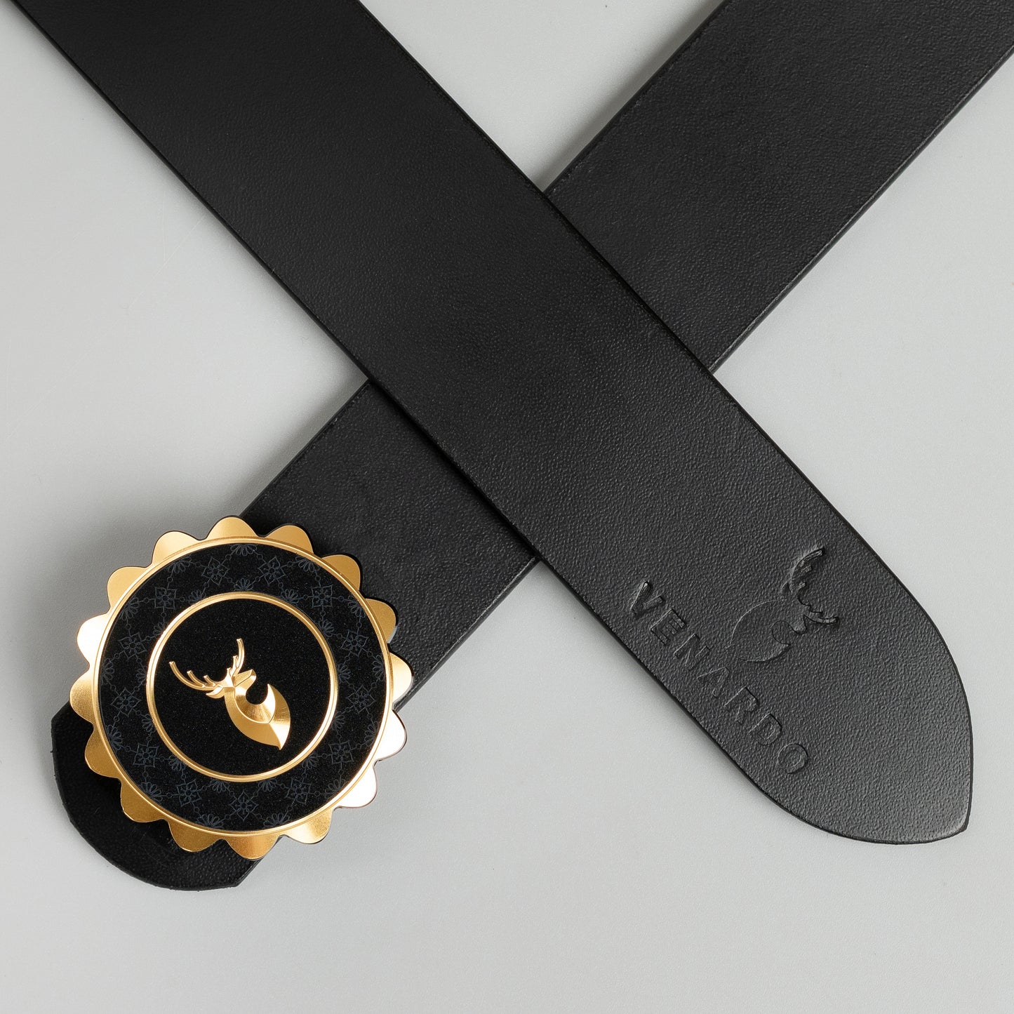 Dylan MEN'S BLACK LEATHER BELT FOR MEN