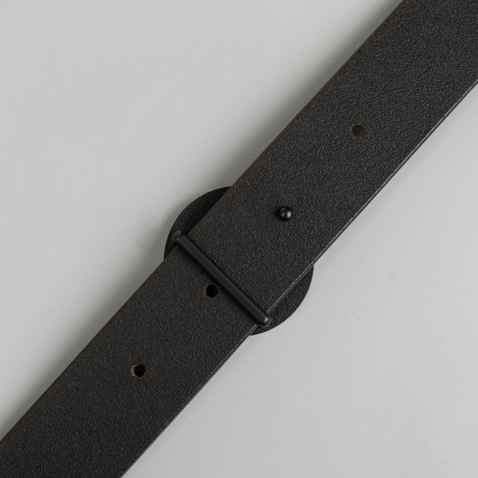 Eric MEN'S BLACK LEATHER BELT FOR MEN