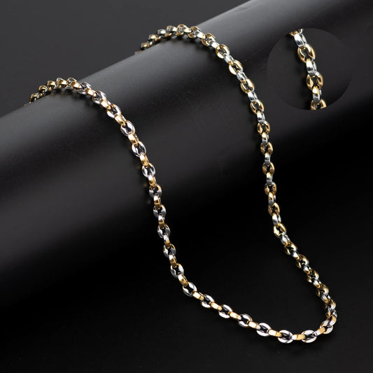 Stillor Two Tone Men's Chain