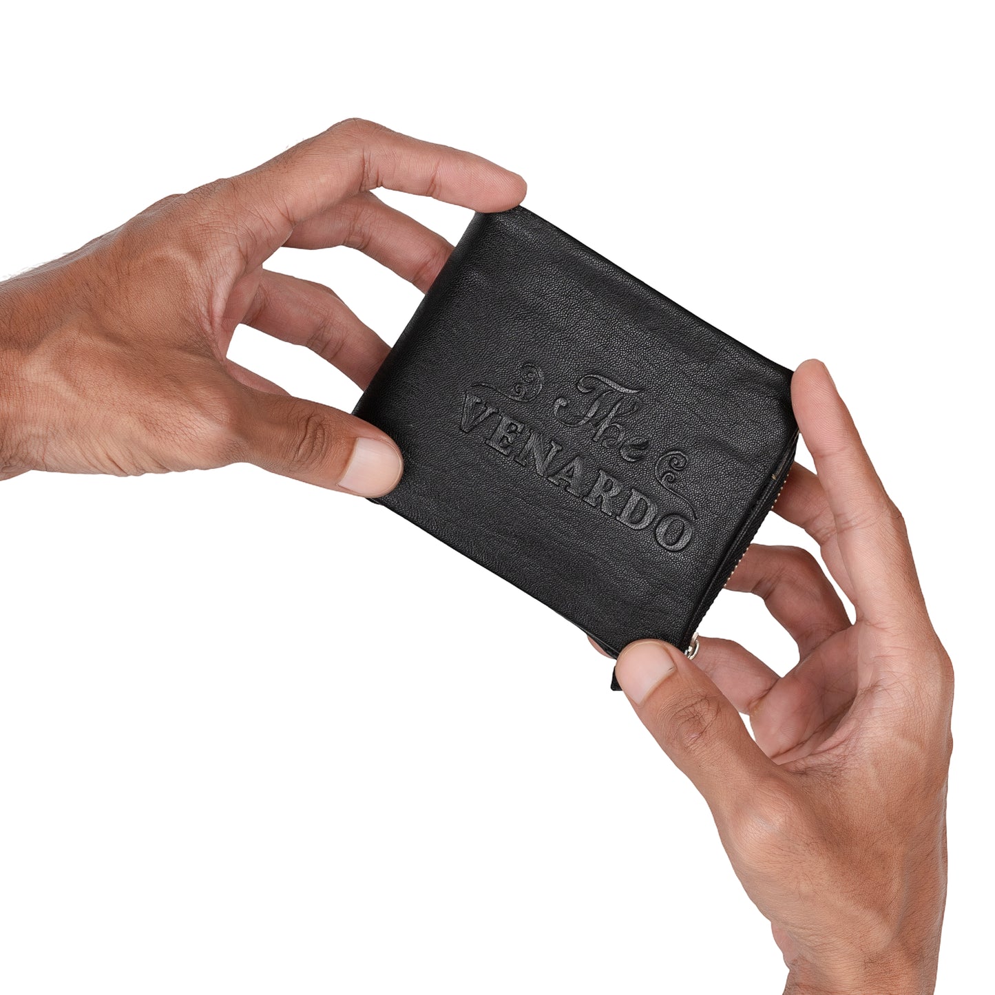 Xipo Pattern Men's Leather Black Wallet