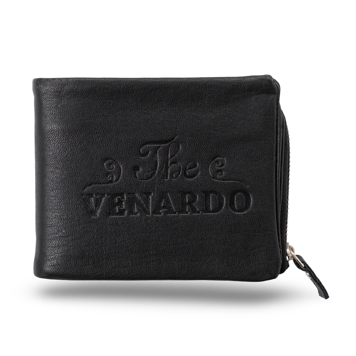 Xipo Pattern Men's Leather Black Wallet