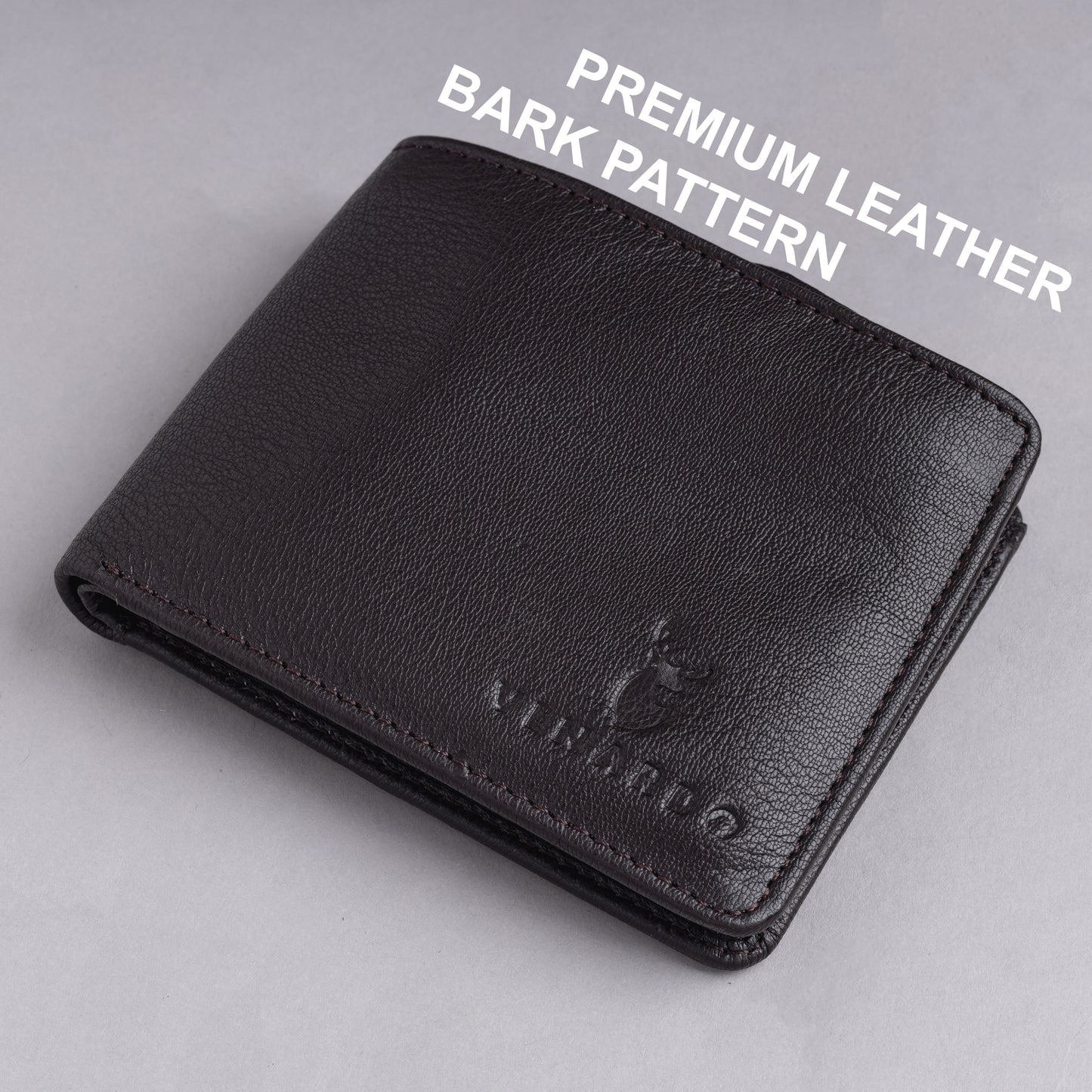 Hardy MEN'S BROWN LEATHER WALLET