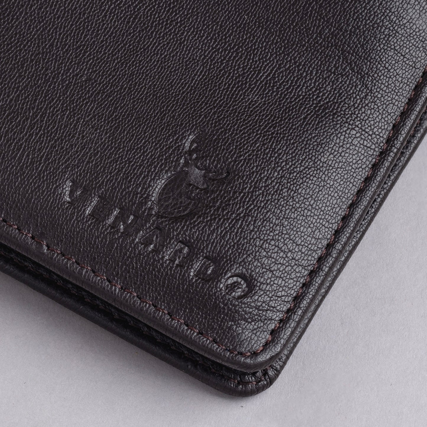 Hardy MEN'S BROWN LEATHER WALLET