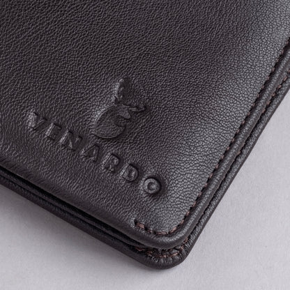 Matt MEN'S BROWN LEATHER WALLET