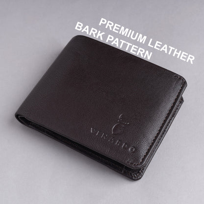 Hugh MEN'S BROWN LEATHER WALLET