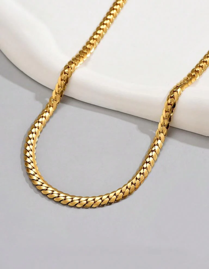 vizori Gold Severus Snake Chain