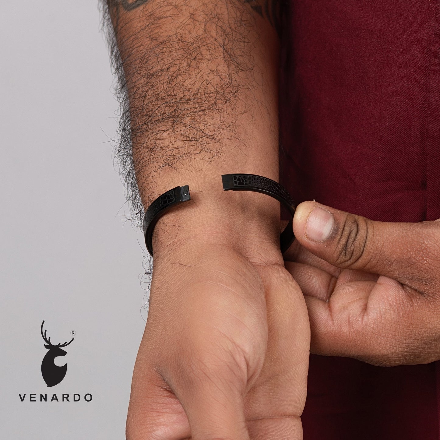 FARLEY BLACK MEN'S BRACELET
