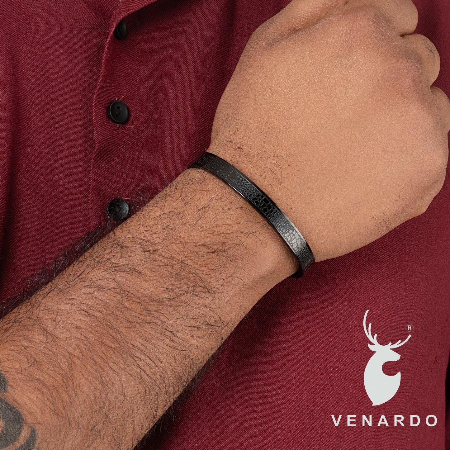 FARLEY BLACK MEN'S BRACELET
