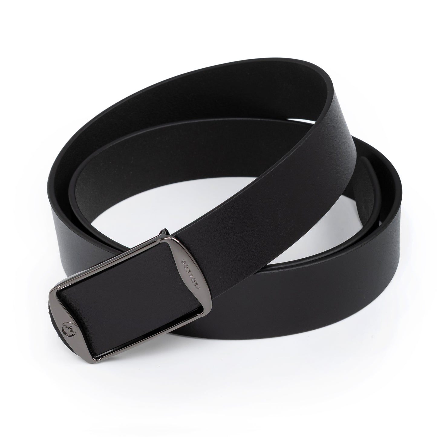 Marlon Black Genuine Leather Belt