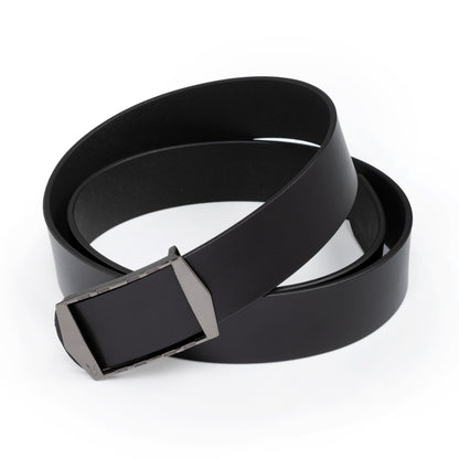 Brad Black Genuine Leather Belt