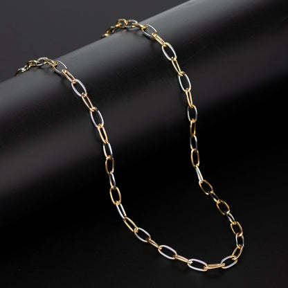 Broken Two Tone Men's Chain