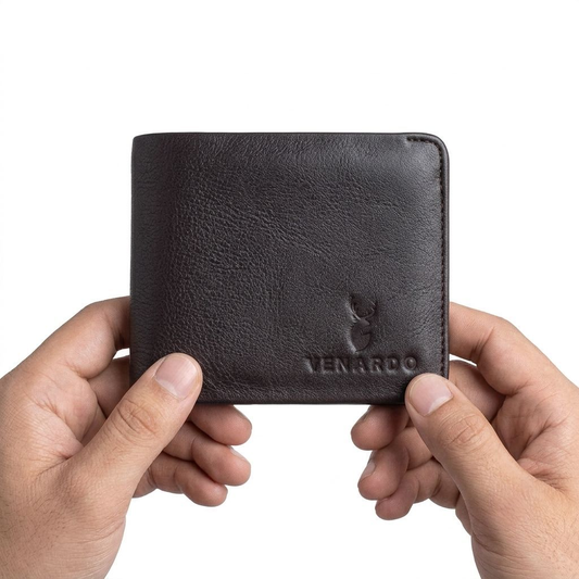 MATT MEN'S BROWN LEATHER WALLET