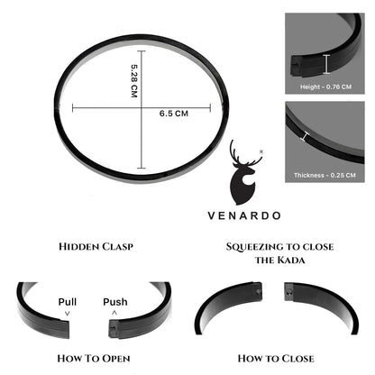 FARLEY BLACK MEN'S BRACELET