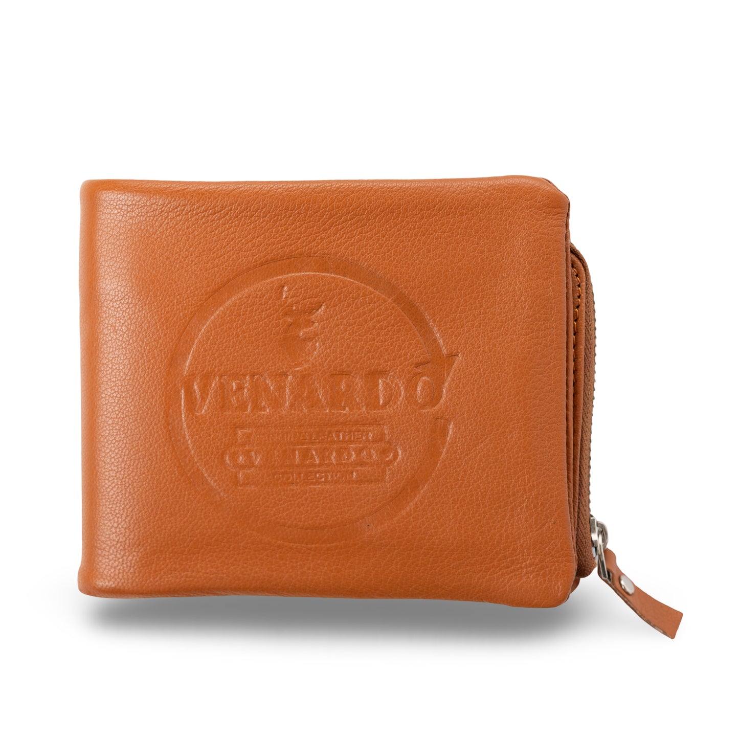Xipo Pattern Men's Leather Tan Wallet