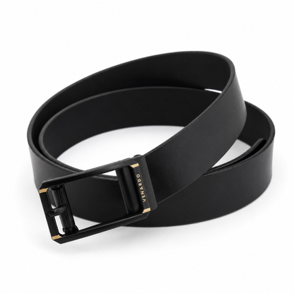 SOFGEAR BLACK LEATHER AUTOLOCK NO HOLE BELT