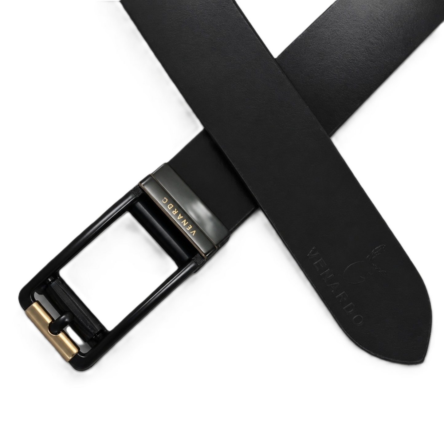 VITARA BLACK LEATHER AUTOLOCK NO HOLE BELT