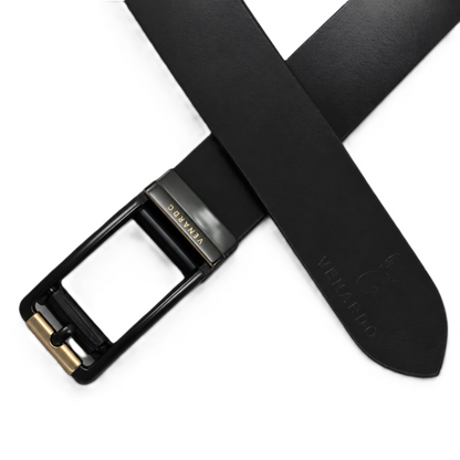 VITARA BLACK LEATHER AUTOLOCK NO HOLE BELT