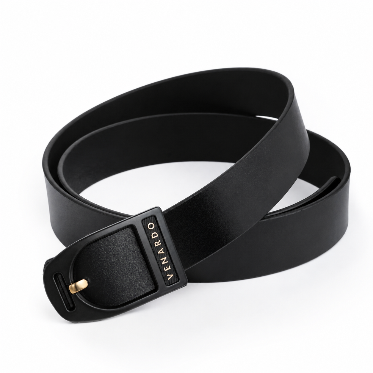 Blackline Elite Black Genuine Leather Belt