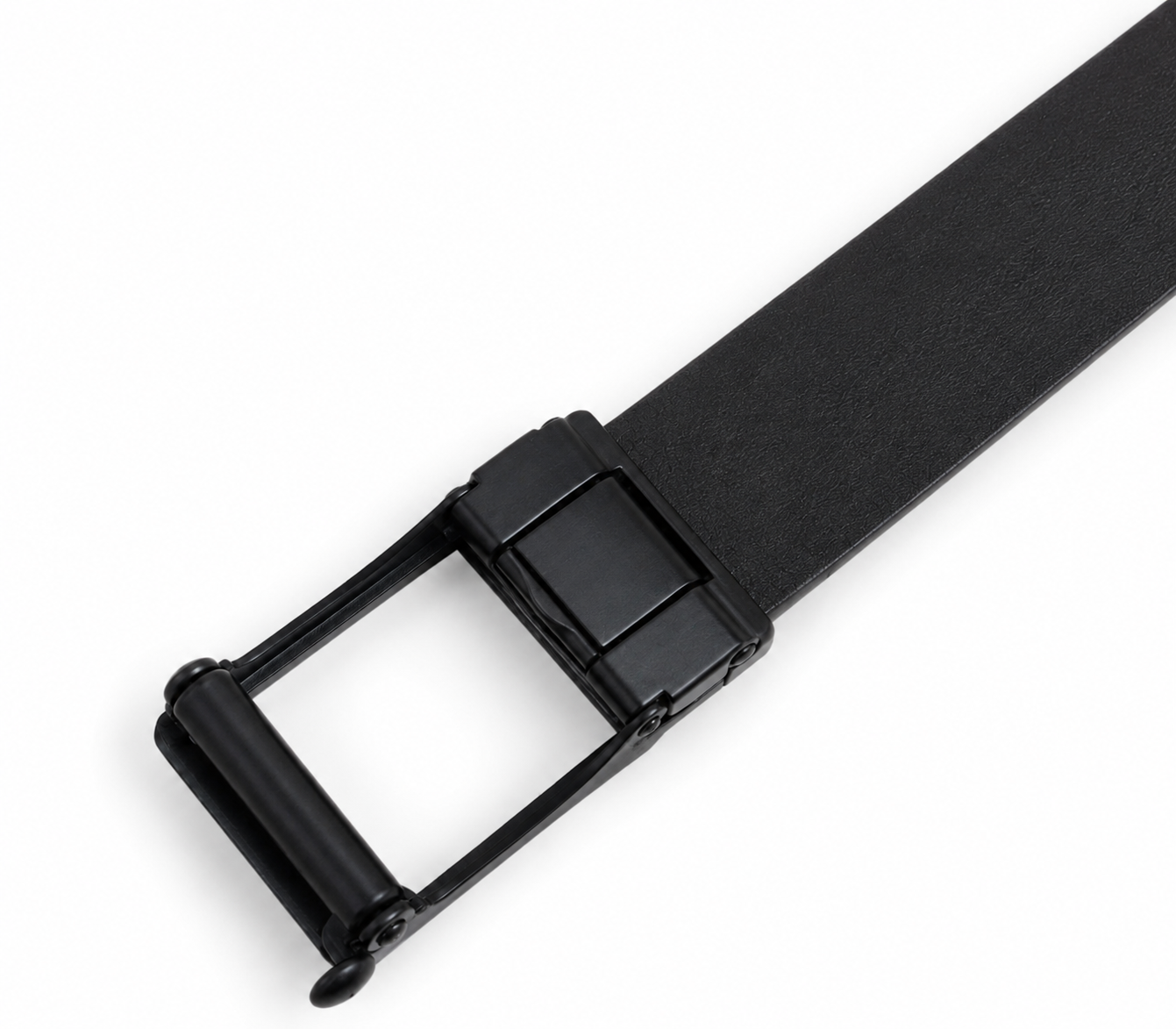 Roxx black leather autolock belt No hole belt