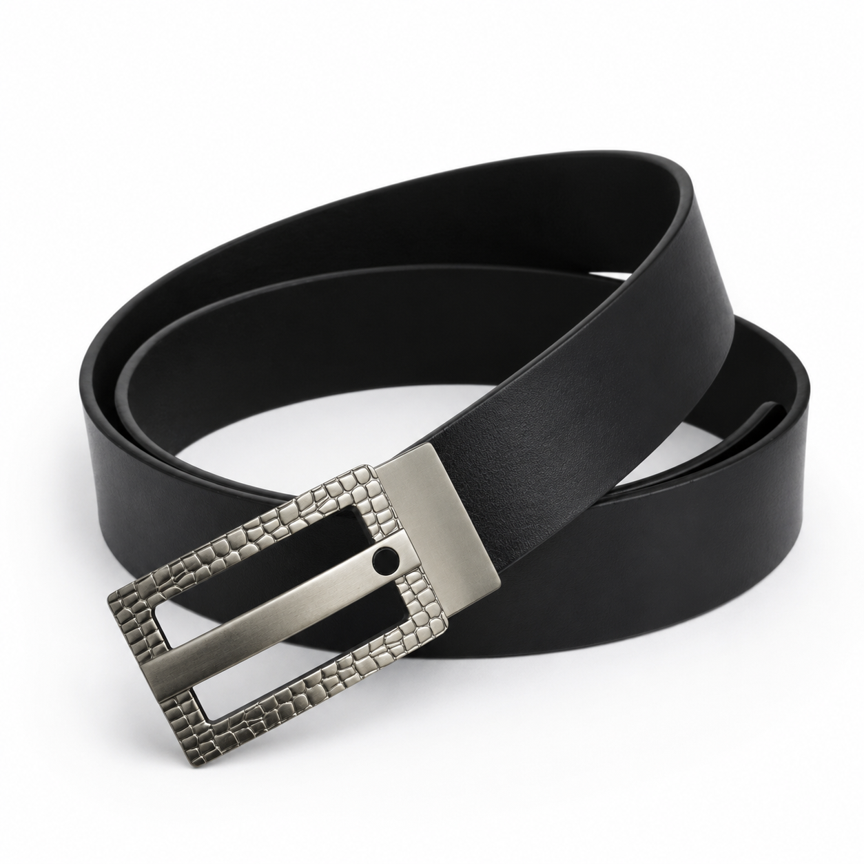 Luxora Black Genuine Leather Belt