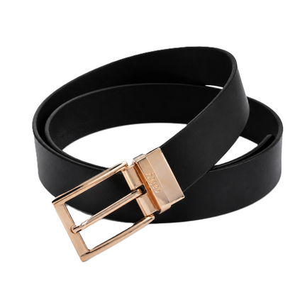 Veltro Black Genuine Leather Belt