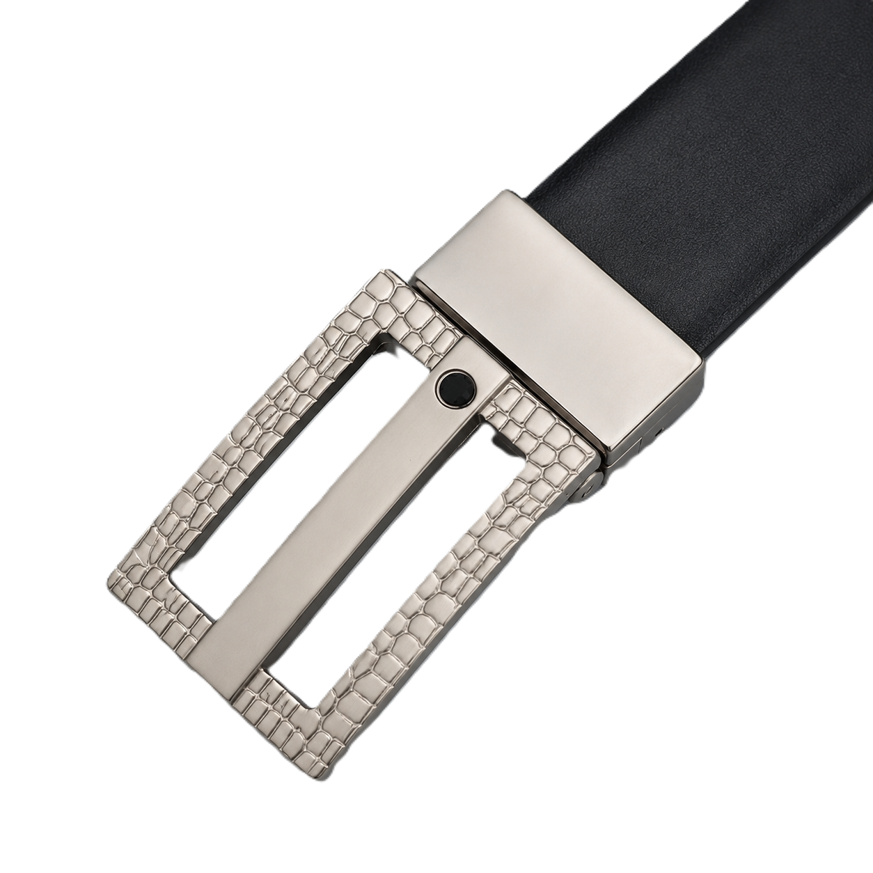 Luxora Black Genuine Leather Belt