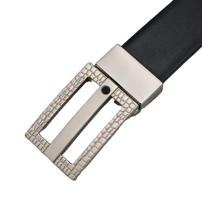 Luxora Black Genuine Leather Belt