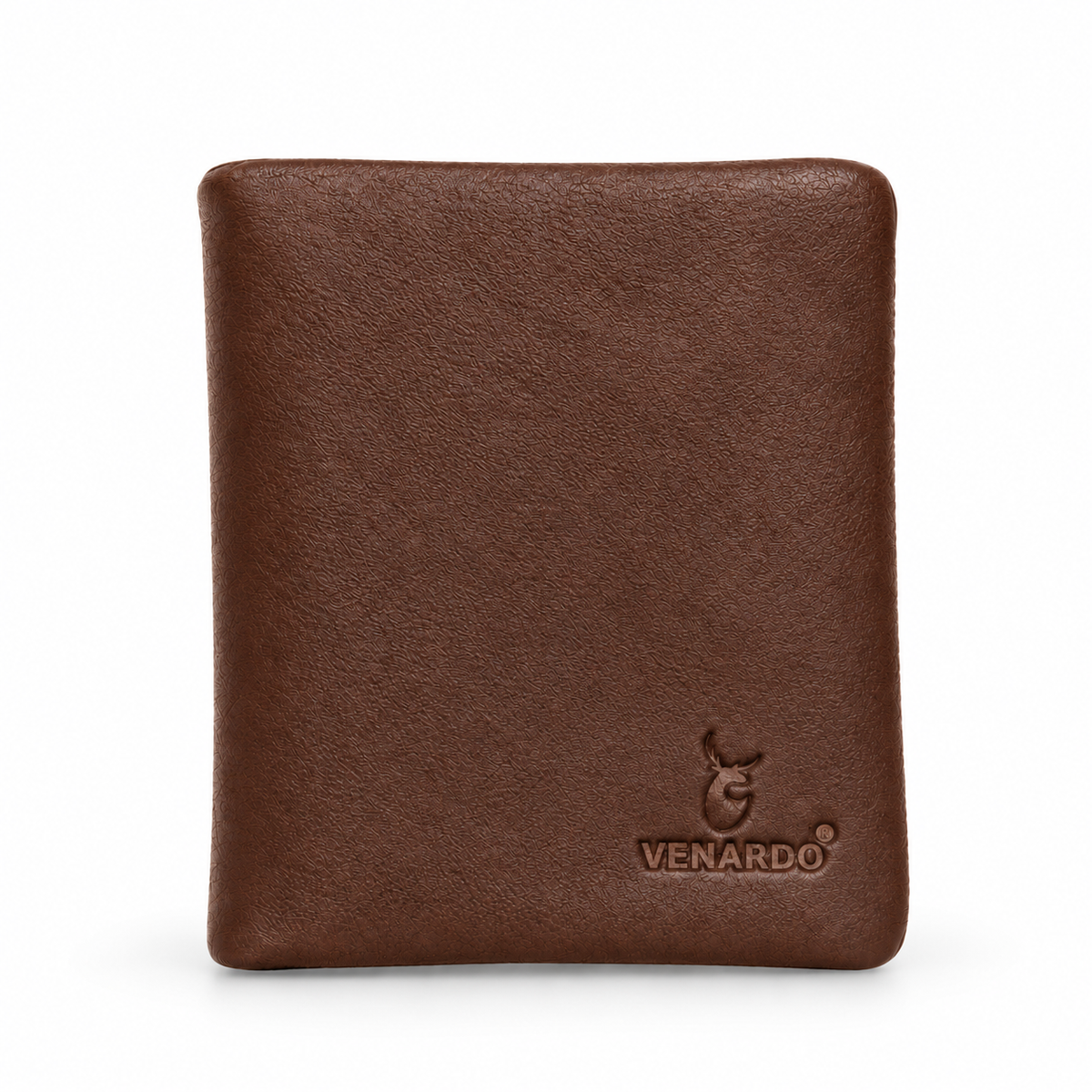 The Vintage Bi-Fold Pattern Men's Leather brown Wallet