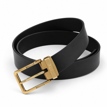Hunter Black Genuine Leather Belt