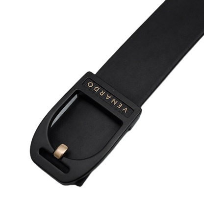 Blackline Elite Black Genuine Leather Belt